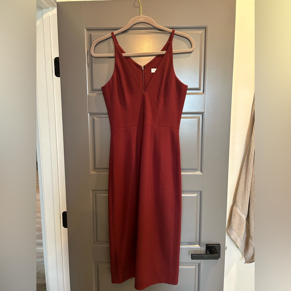 Nordstrom midi dress. Size small. Maroon
